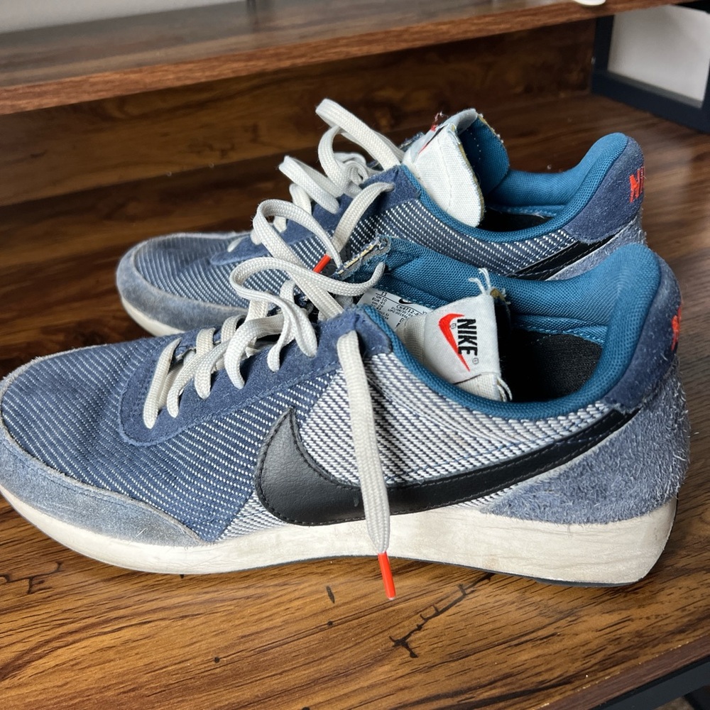 Nike Blue and Black Shoes